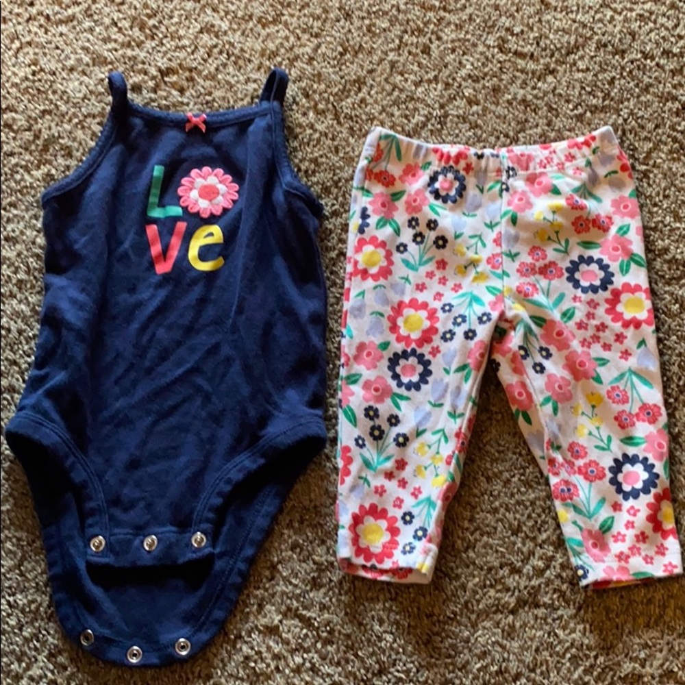 6 month carters outfit